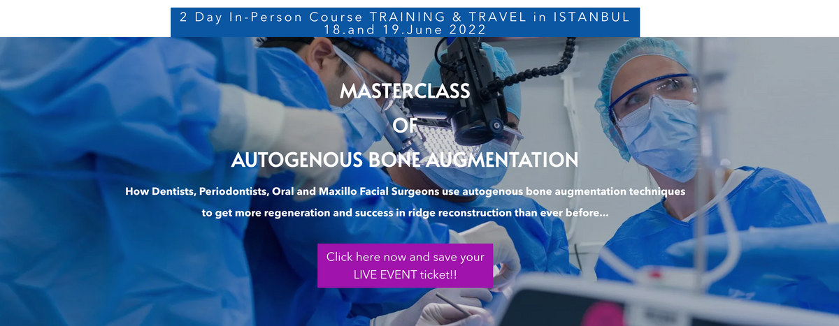 BoneFactory Academy | Autogenous Bone Augmentation Methods