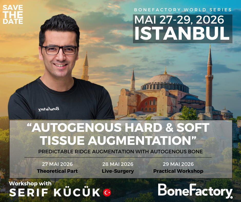 27-29 MAI 2026 ISTANBUL 3-DAYS HANDS-ON COURSE + LIVE-SURGERY