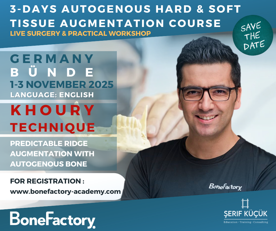 3-DAYS CLINICAL MASTERCLASS COURSE (LIVE-SURGERY + MASTRECLASS COURSE) in BÜNDE / GERMANY