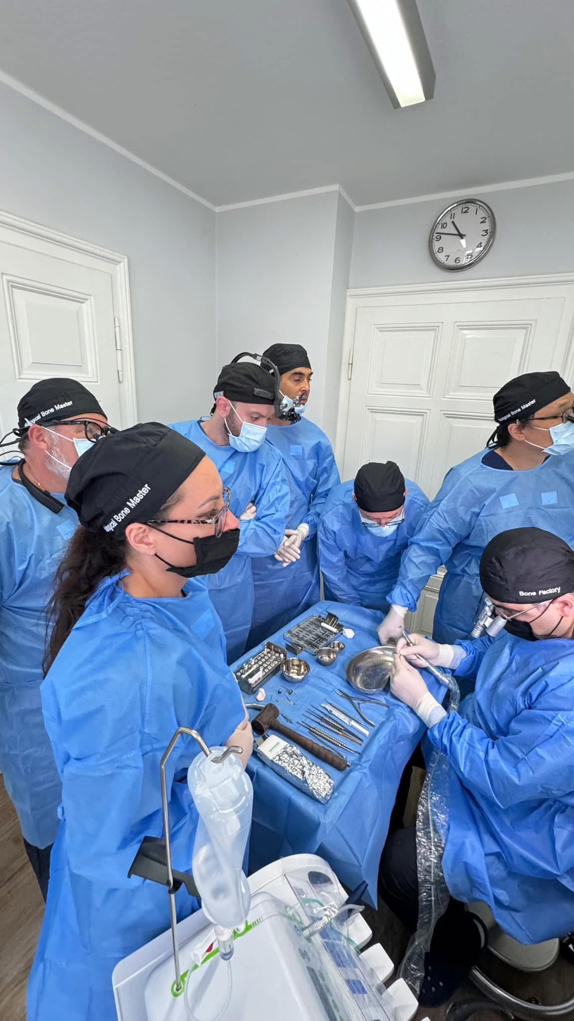 Live surgery training in the operating room